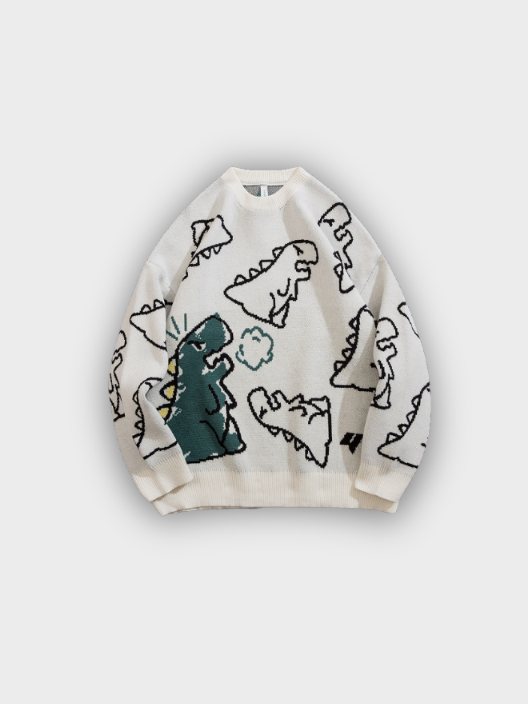 Dino Clash Knit Sweater