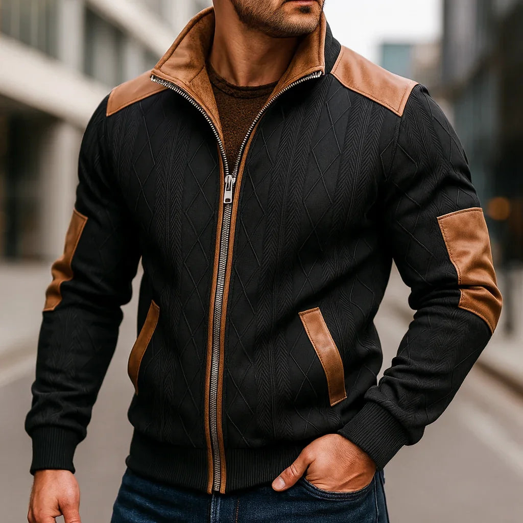 Belliman - Knitted Leather Jacket