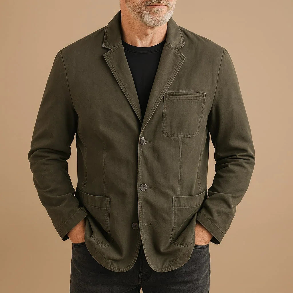 Federico Cotton Utility Blazer