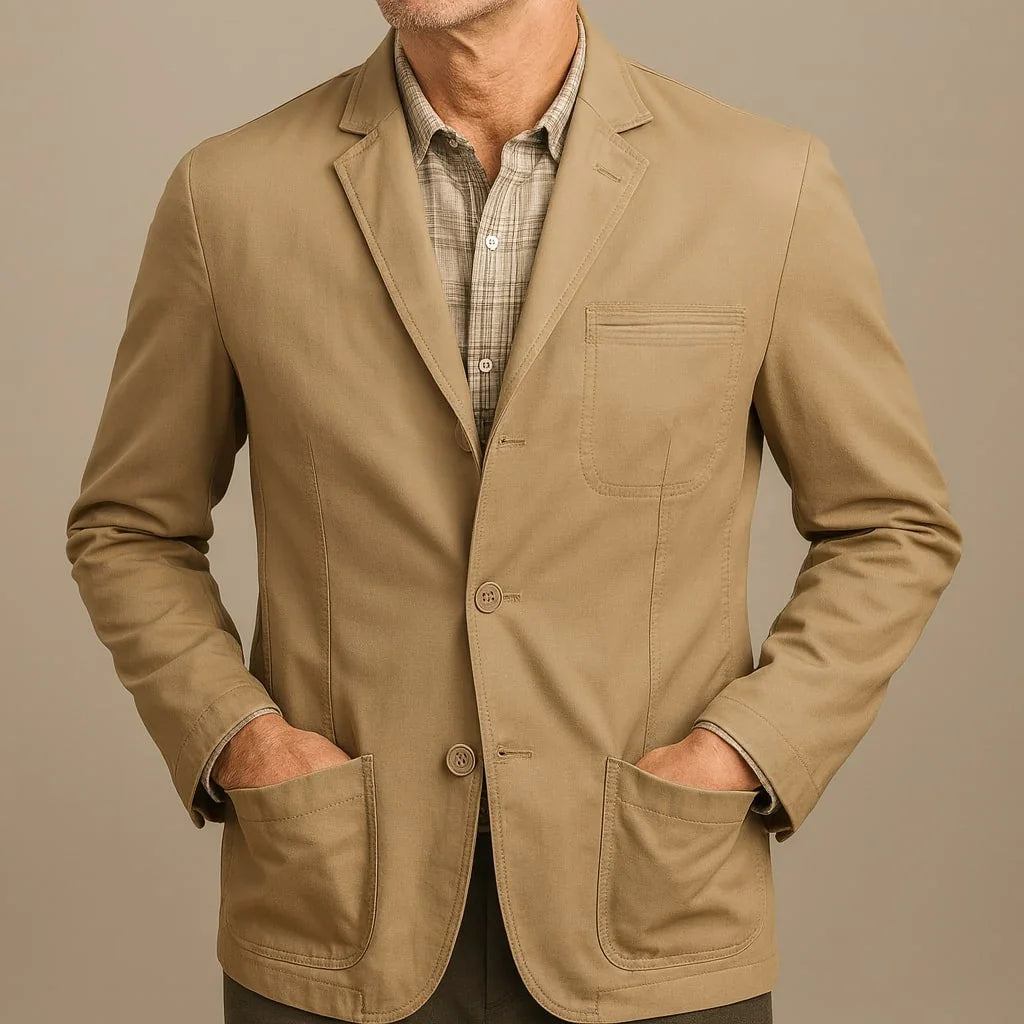 Federico Cotton Utility Blazer