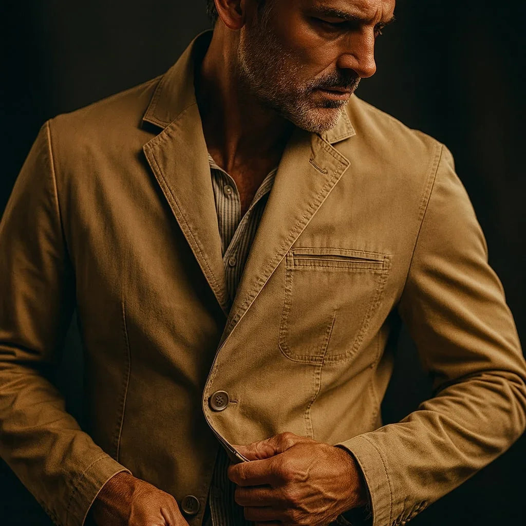 Federico Cotton Utility Blazer