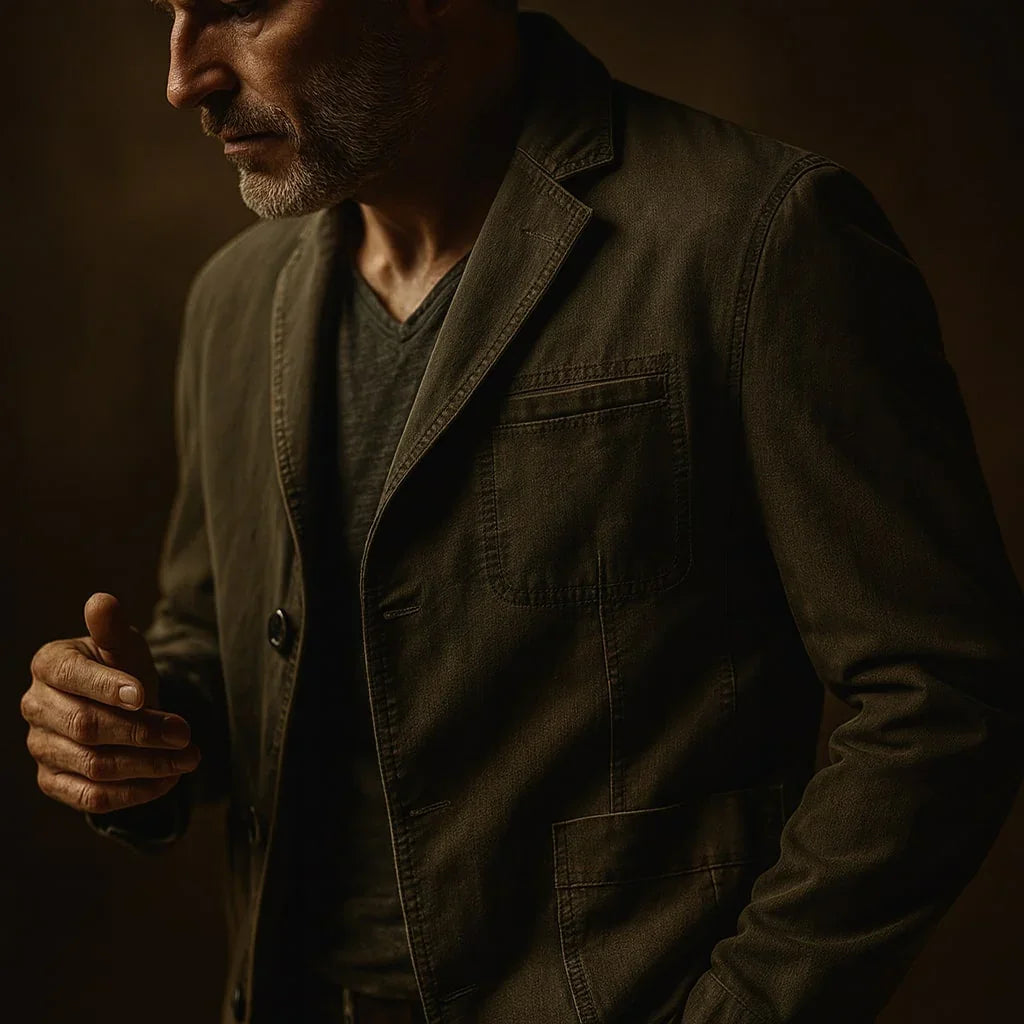 Federico Cotton Utility Blazer