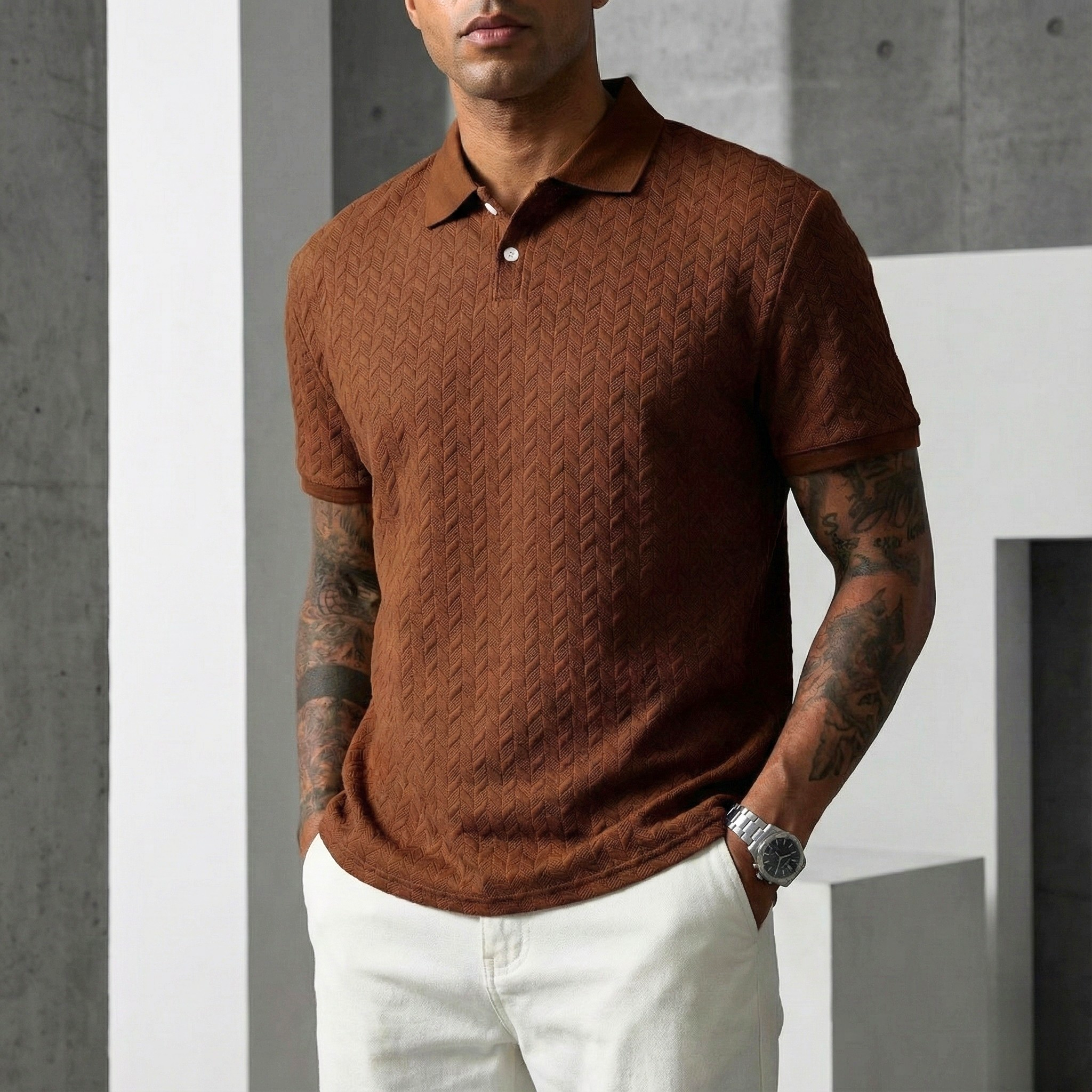 Sterling Textured Polo
