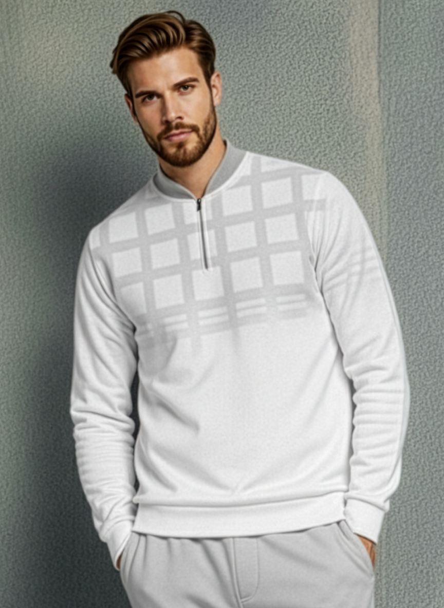 The Command Half-Zip Sweater Set