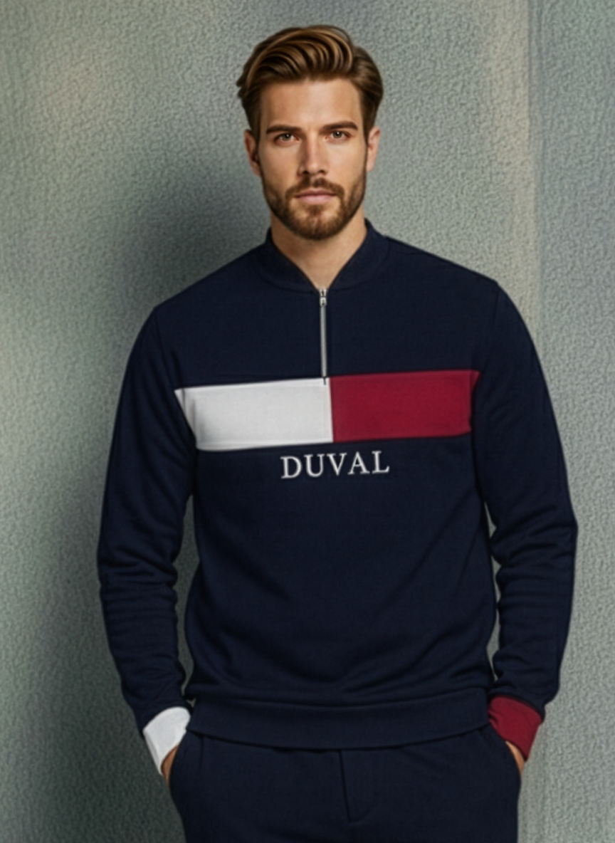 The Sovereign Half-Zip Sweater Set