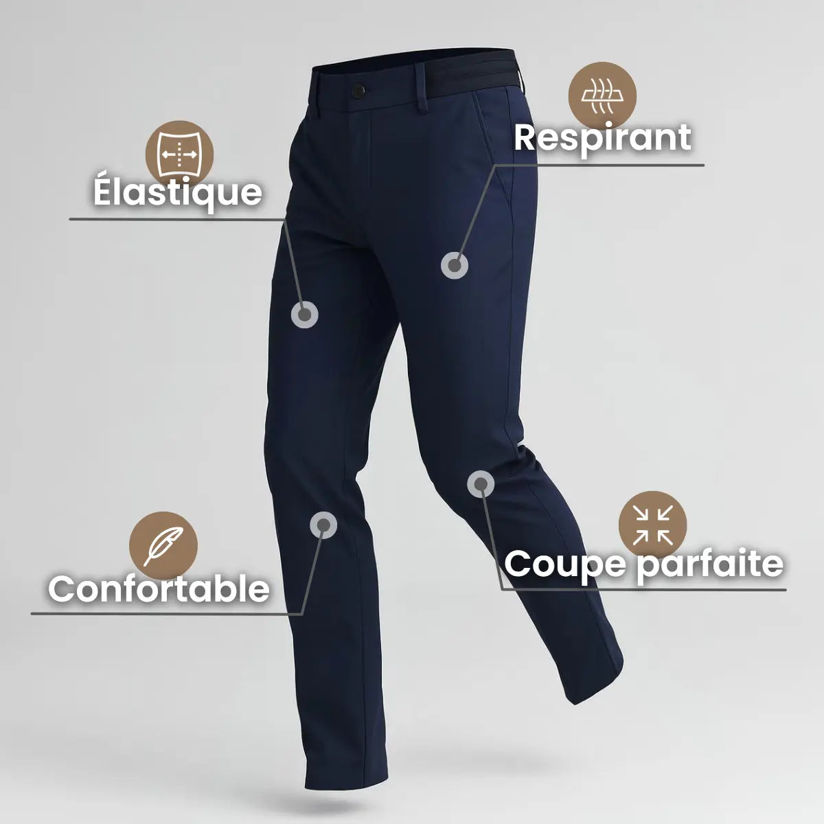 Pantalon Extensible MorphoFit™