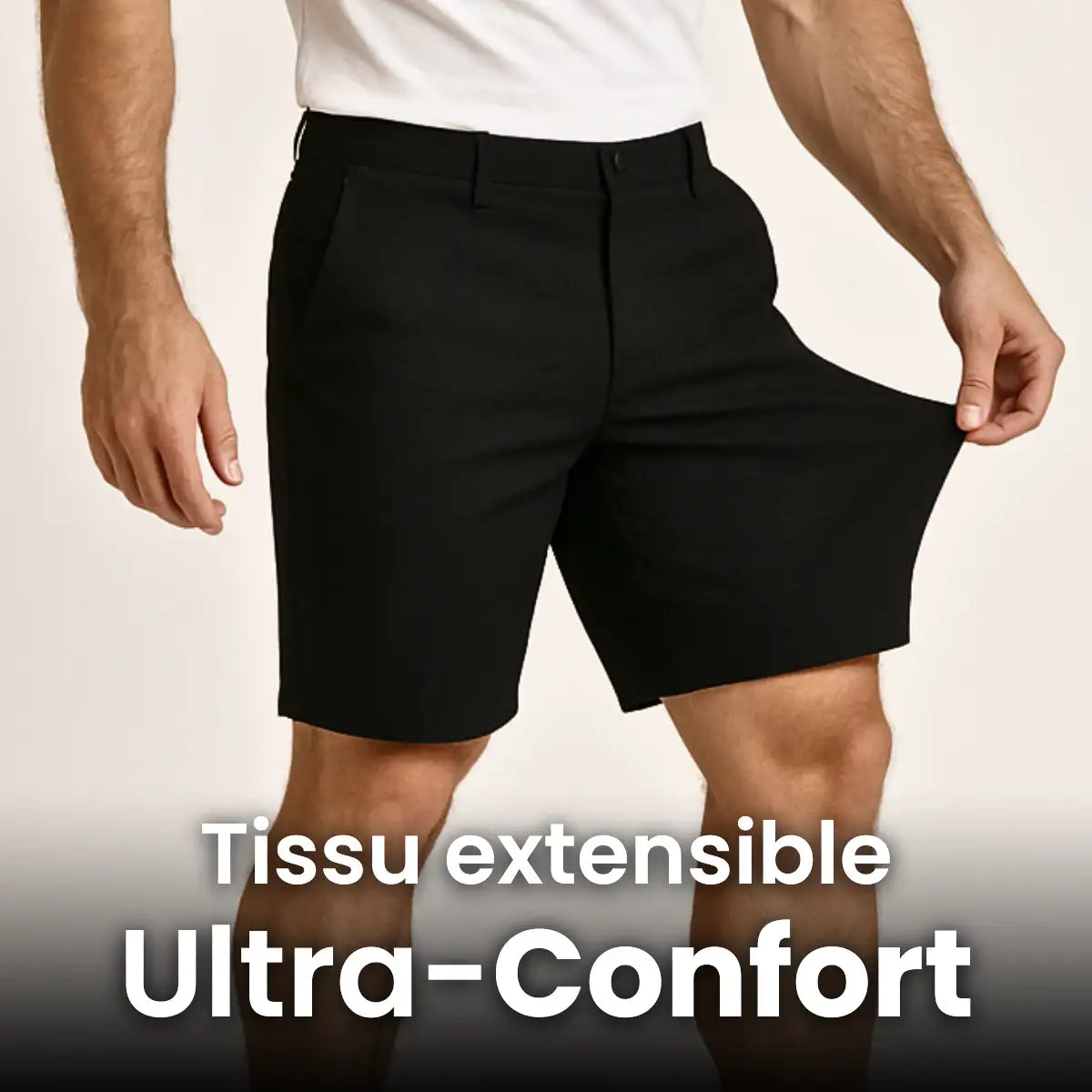 Short en coton extensible MorphoFit™