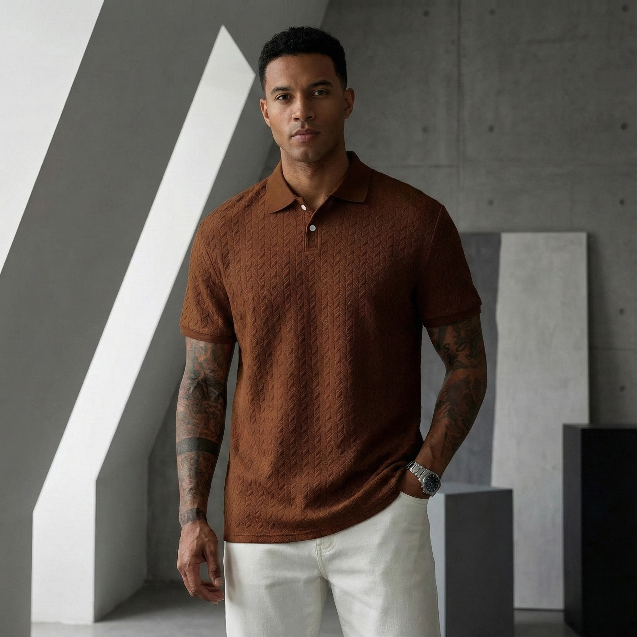 Sterling Textured Polo